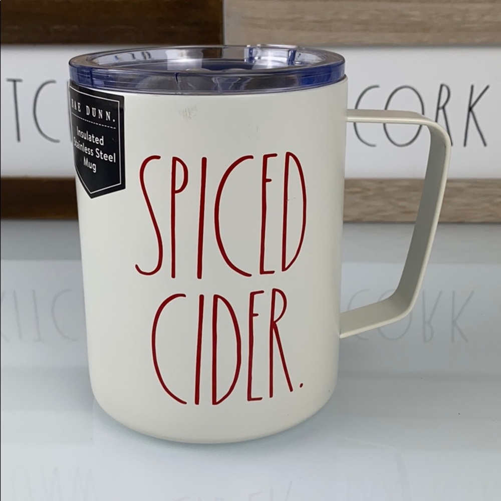 Rae Dunn SPICED CIDER insulated mug. NWOT